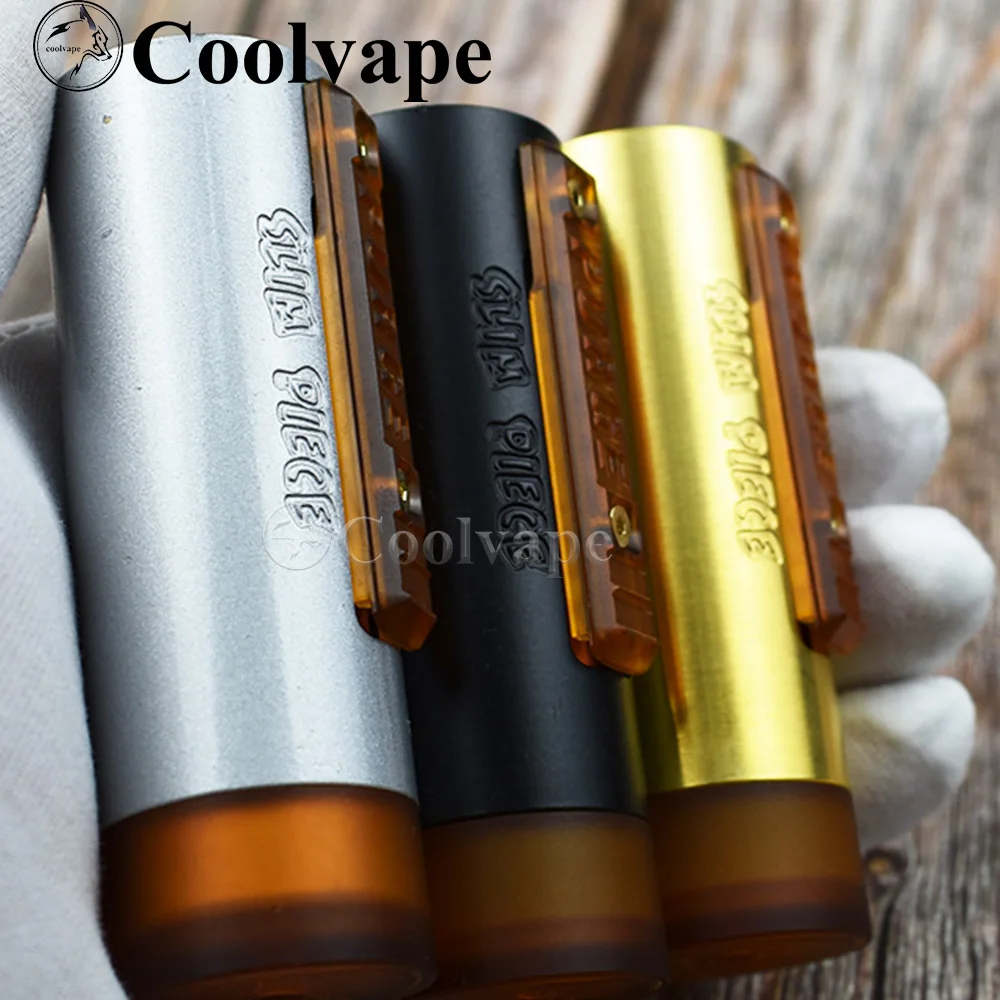 Wolf coolvape Slam kawałek mod Slam 18650 boczny e-papieros mechaniczny mods 25mm mosiężny vape fit THC Tauren Solo RDA