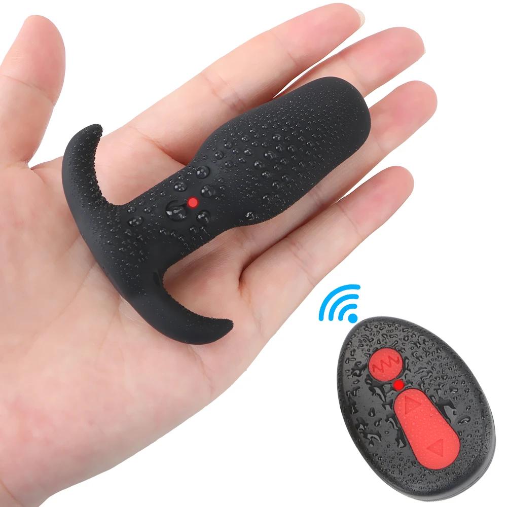 Vibrating Butt Plugs Dildo Vibrator G-spot Wireless Remote Control Anal Plug Stimulator Prostate Massage Sex Toys For Man/Woman