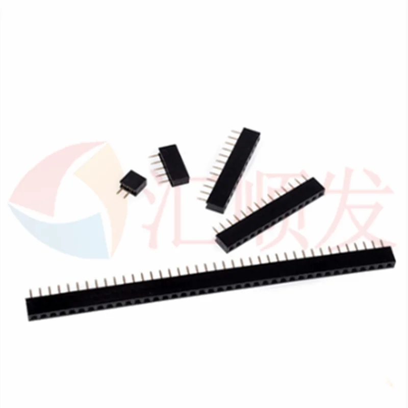 10PCS!!! 2.0mm pitch single row female in-line female socket 1*2P/3/4/5/6/7/8/10/12/20/40P