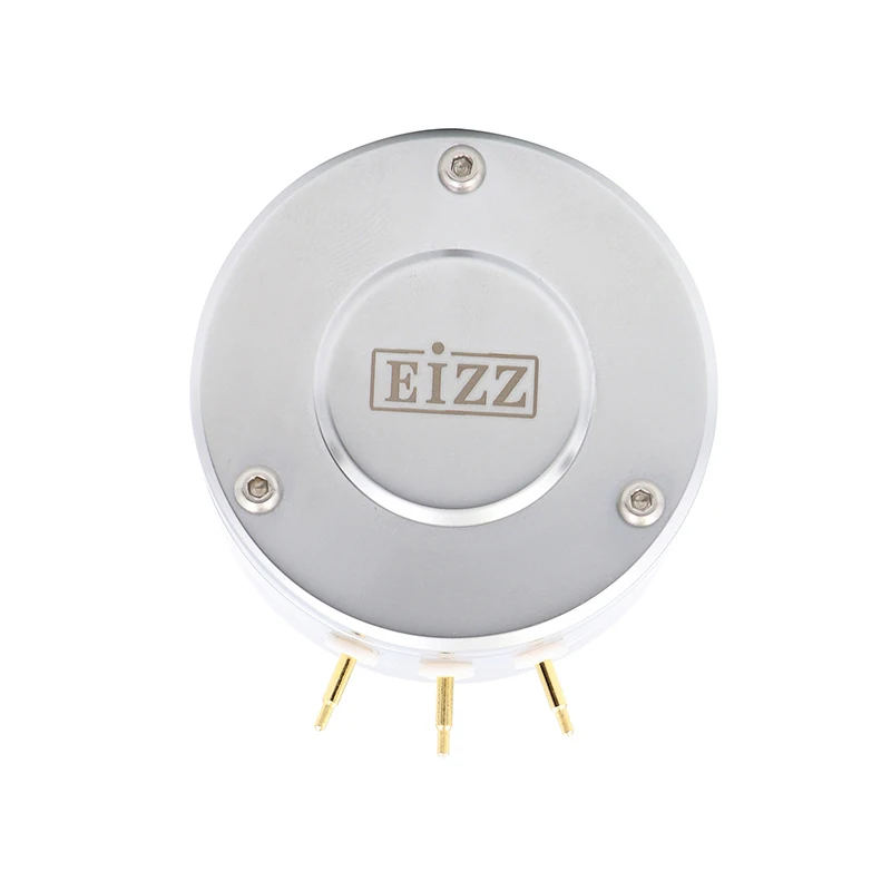 HIFI EIZZ Mono Chiết Áp Công Tắc 24 Bước Dual-Đơn Vị Âm Thanh Nổi Tập Chiết Áp Vàng Mạ Đồng Pin 10K 25K 50K 100K 250K