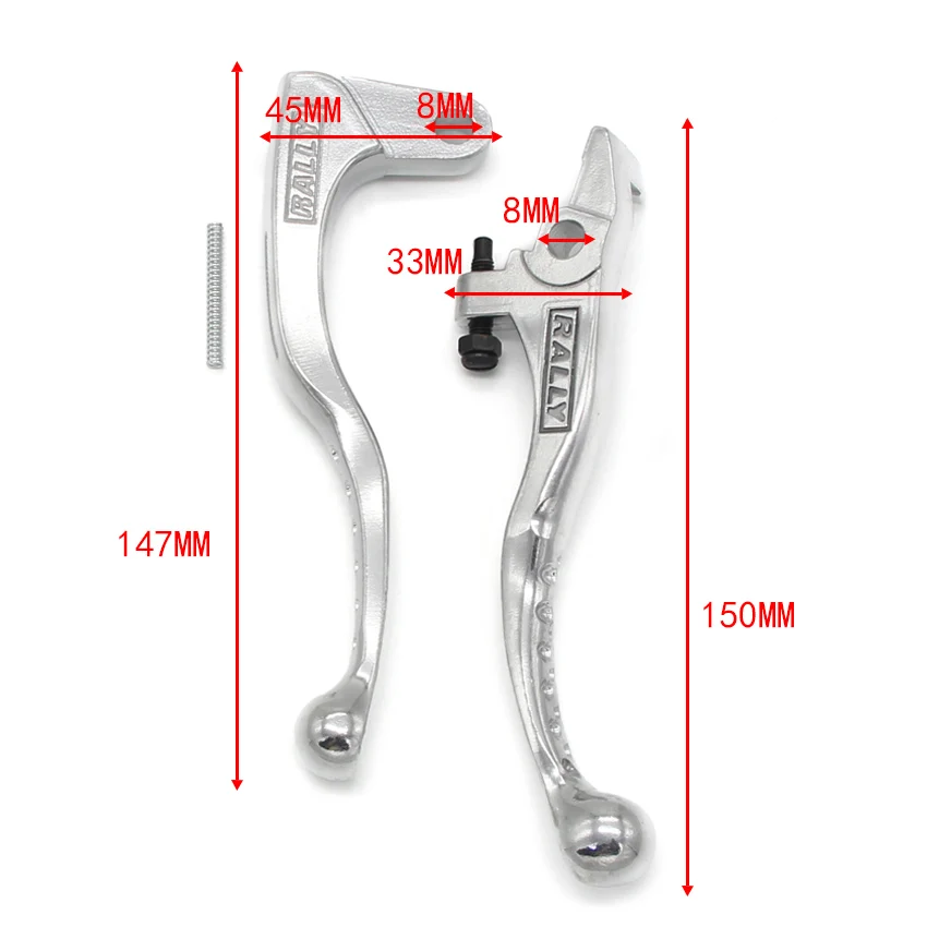 Motorrad-Brems- und Kupplungshebel für Suzuki DR-Z250 DR-Z400 DR250 DR350 DR350S DR350SE TSR125 TSR200 – Detail 3
