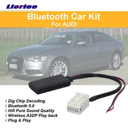 Car Bluetooth Adapter Kit For Audi A1 A3 A4 A5 A6 A7 A8 Q3 Q5 Q7 Chorus Electronic BT Music 12Pins Interface Wireless A2DP Cable