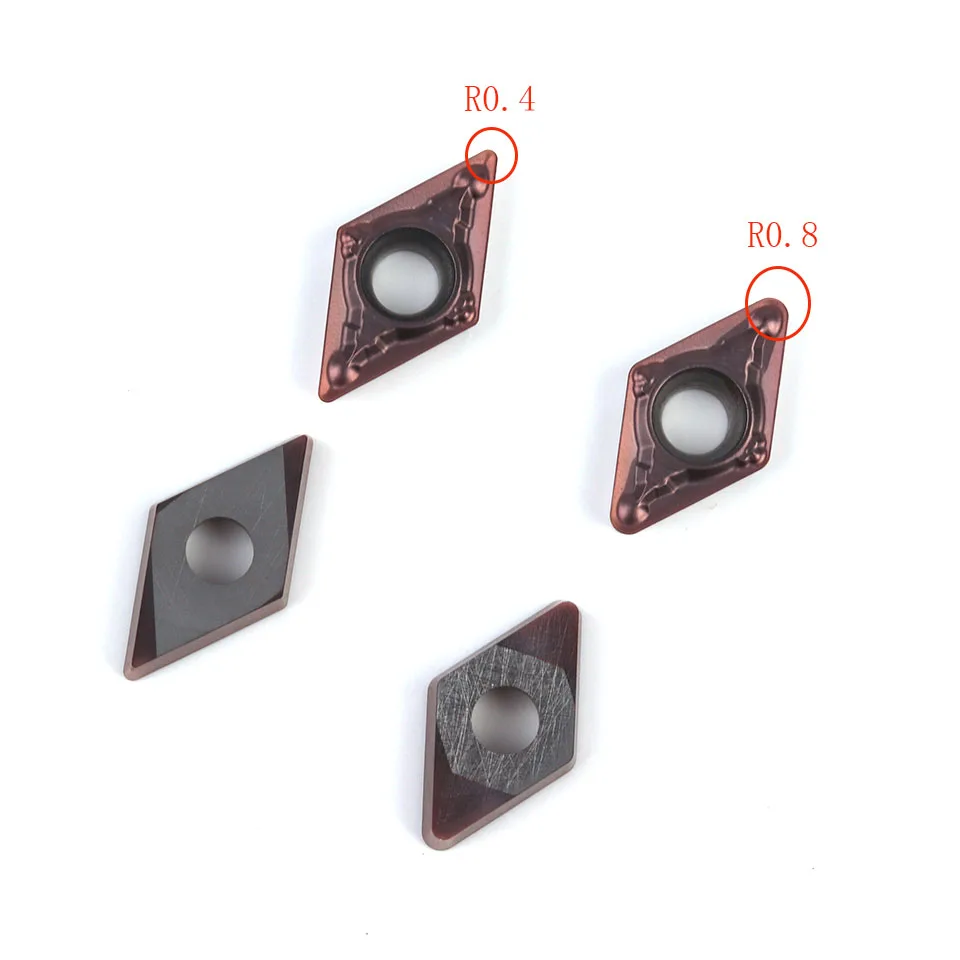 DCMT070204MV DCMT070208MV DCMT11T304 DCMT11T308 LF6018 карбидная вставка DESKAR вставка нержавеющая сталь инструмента токарного станка