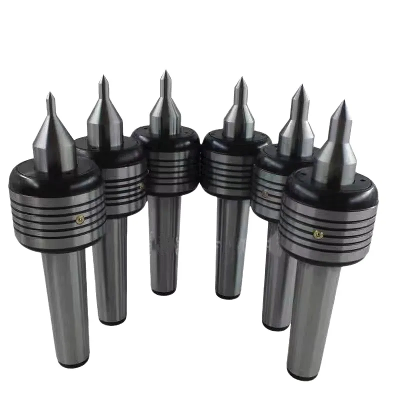 

top notch MT1 MT2 MT3 MT4 High-precision Mo-type rotary center lathe taper handle movable thimble MT2 alloy double tip center