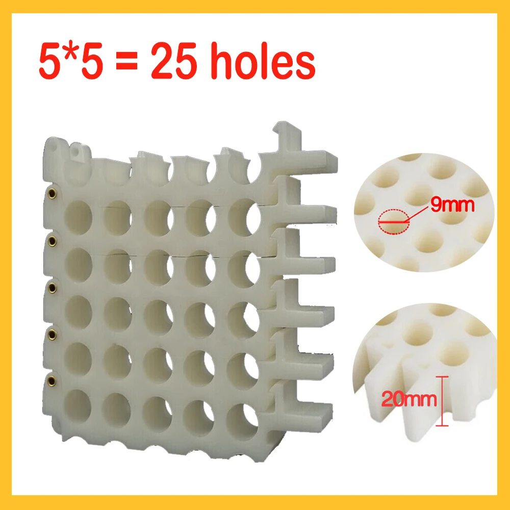 Cable Comb Tool 25 Holes Network Cable Management Cable Manager Wire Storage for Computer Room Line Helper Cable Trimmer