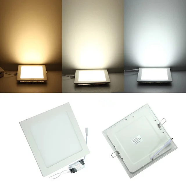 

3W/4W/6W/9W/12W/15W/25W dimmable LED downlight Square LED panel / pannel emergency light bulb for bedroom