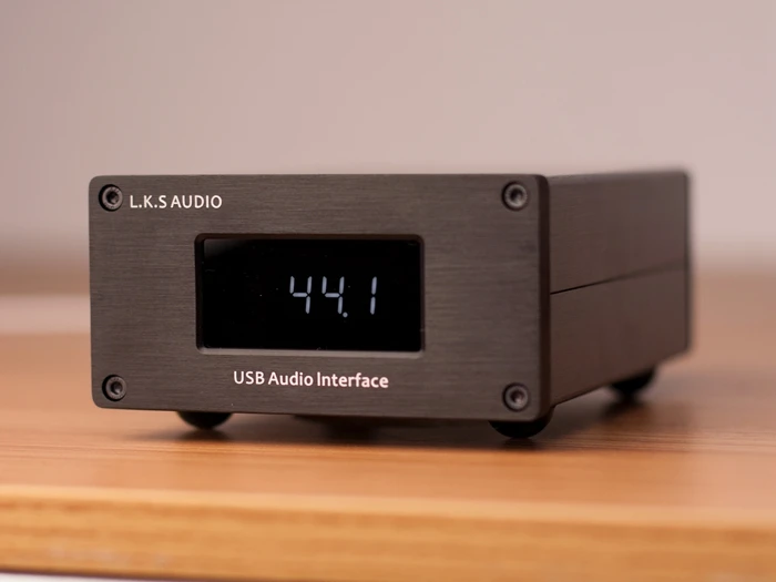 L.K.S Audio USB-100 interfaz de Audio I2S-E I2S-H PCM 44.1K ~ 192K PCM44.1K ~ 384K DSD64 ~ DSD512 LPS-25-USB interfaz de alimentación lineal de 5V