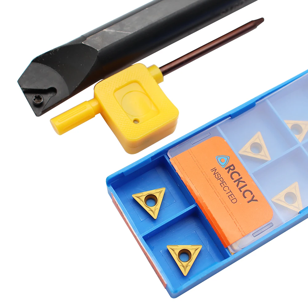 Suporte de ferramenta de rotação interna, s10k, s12m, s16q, stfcr11 + tcmt110204 tcmt110208, inserção de carboneto de alta qualidade, cnc, últimas ferramentas
