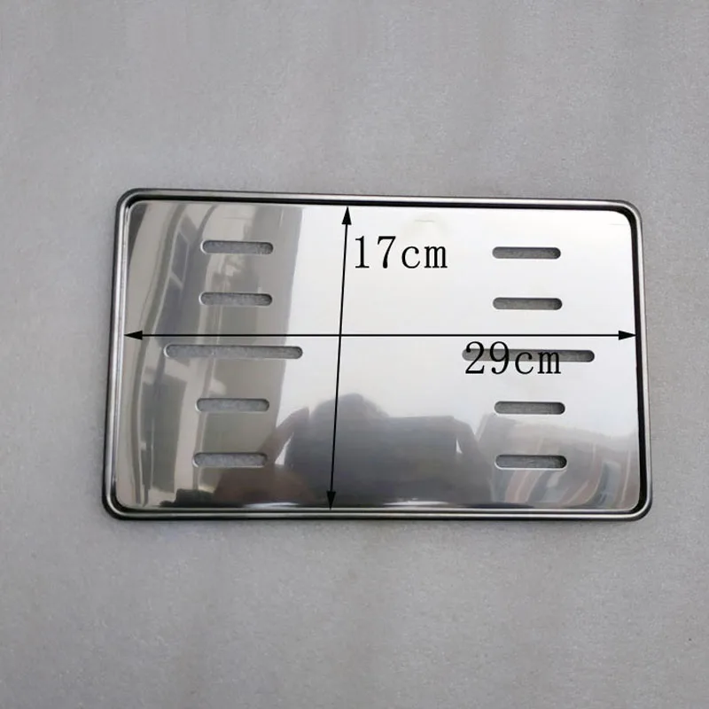 Suitable for Russian Metal License Plate Frame Plate Holder Number Frame Plate Cover License Plate 1 Pcs