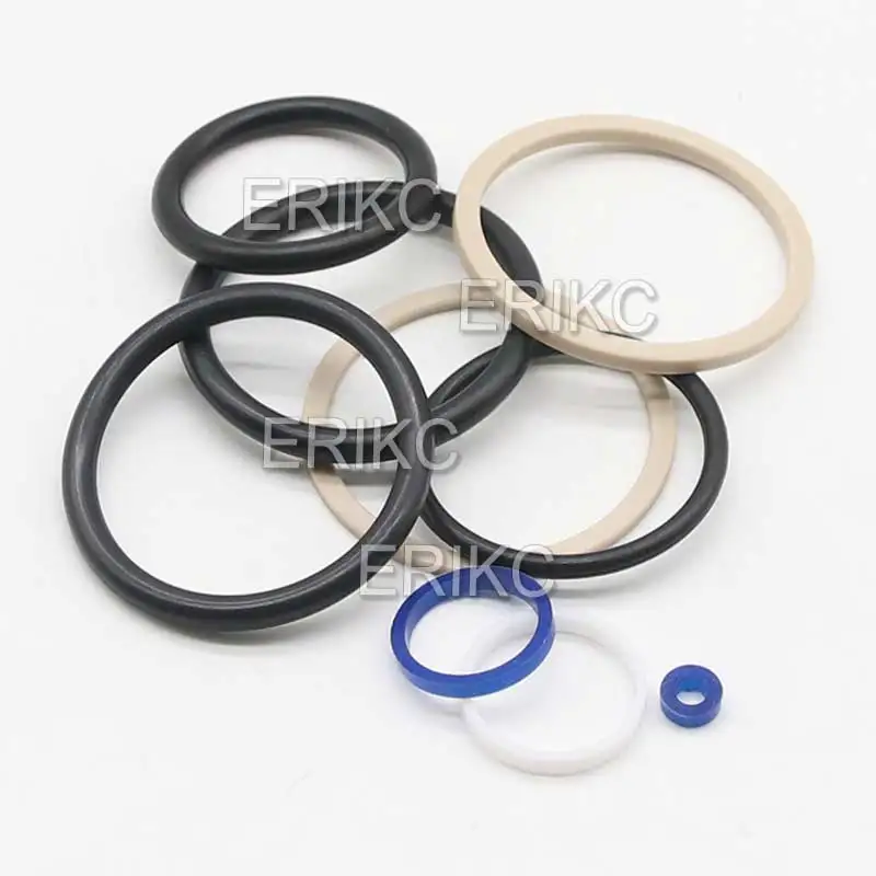 ERIKC C7 C9 Repair kits CR Diesel Auto Fuel Injector Parts Sealing O-ring for 235-4339 387-9433 236-0962 297-4841 E1024111