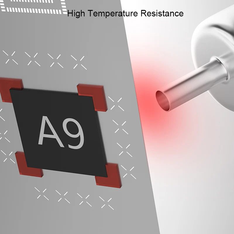 50 개/몫 IC 칩 Reballing 고정 스티커 고온 저항 3D 빠른 고정 홀더 솔더 페이스트 위치 스테이션