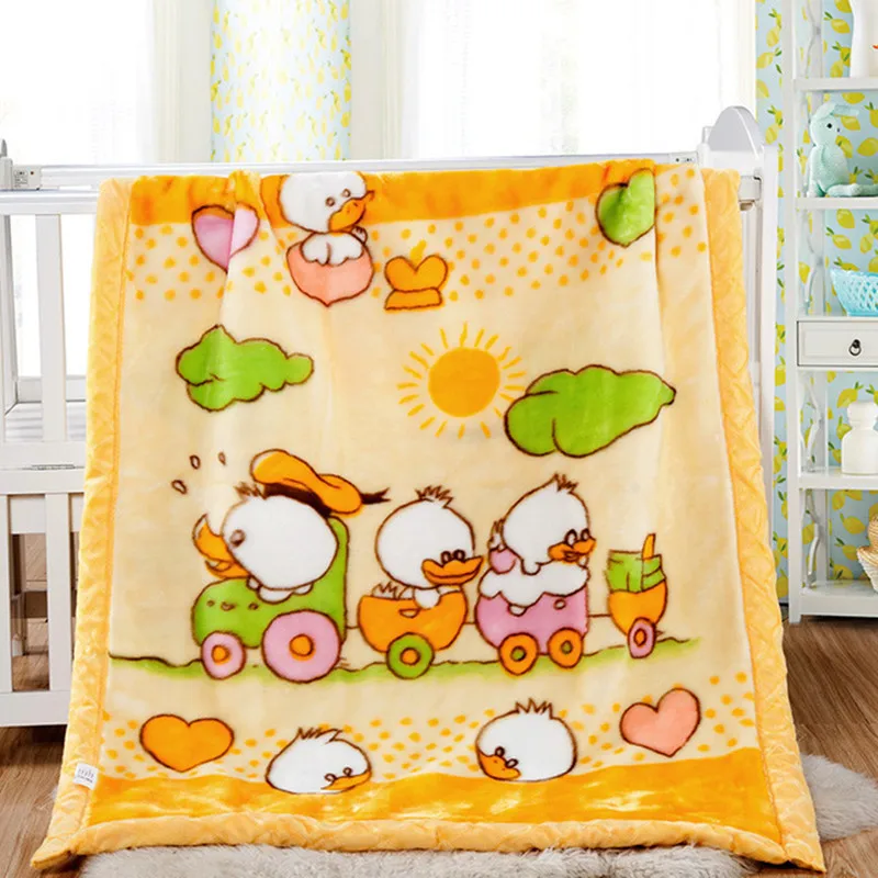 Double thick children blanket baby baby blanket winter coral velvet blanket