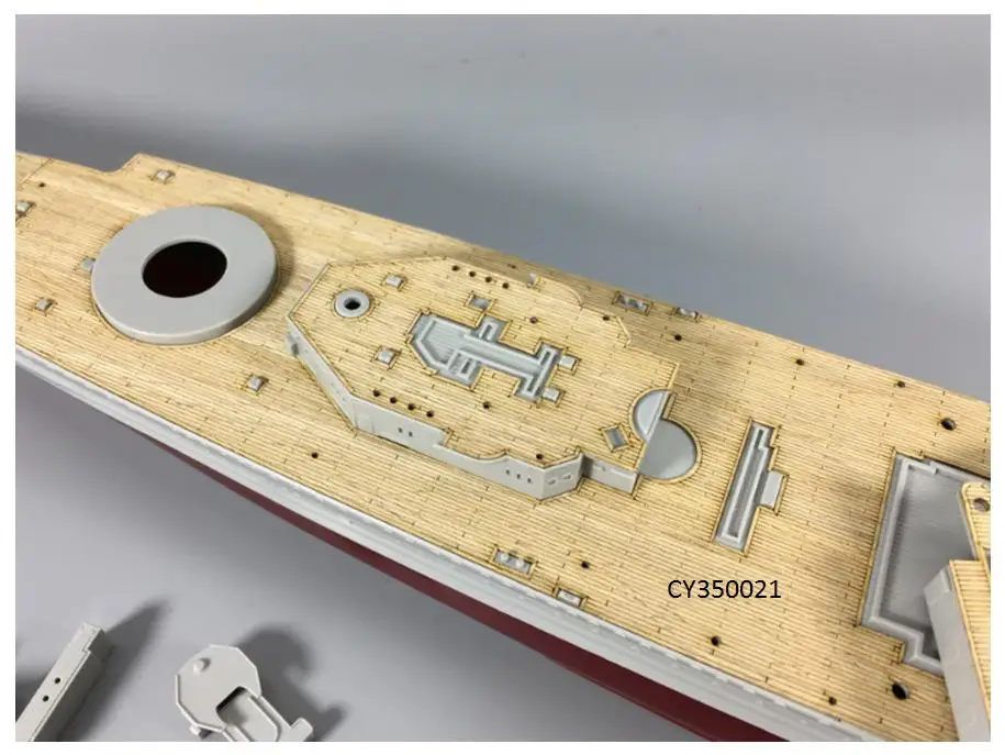 CY CY350021 Wooden Deck for 1/350 Trumpeter 05316 German Admiral Graf Spee Model CY350021