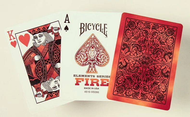 Bicycle Fire Elements Series Playing Cards Poker Size USPCC