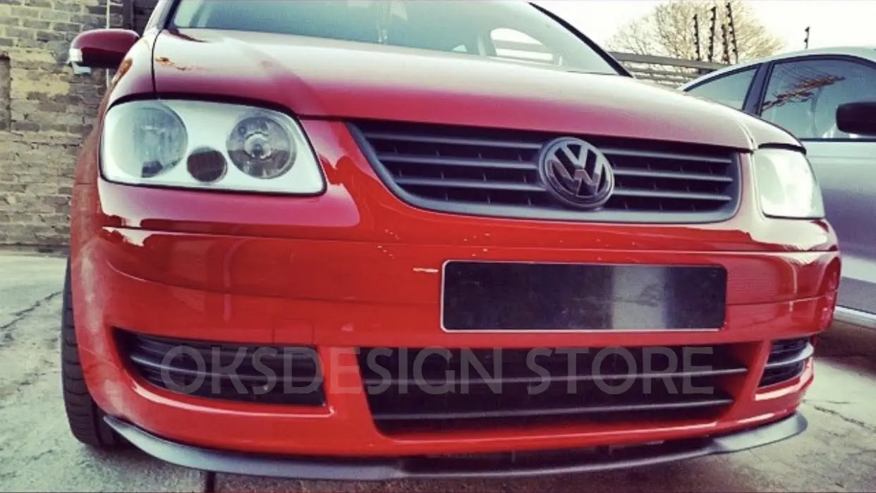 VW VOLKSWAGEN TOURAN & SHARAN CUPRA R FRONT SPOILER LIP Euro Spoiler Lip Universal