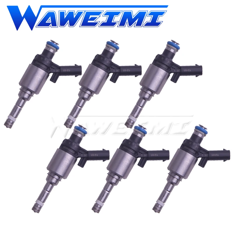 

WAWEIMI 6 Pieces High Quality Fuel Injector OE 06H906036G For VOLKSWAGEN PASSAT CC 2009-2012 06H906036E 06H906036P