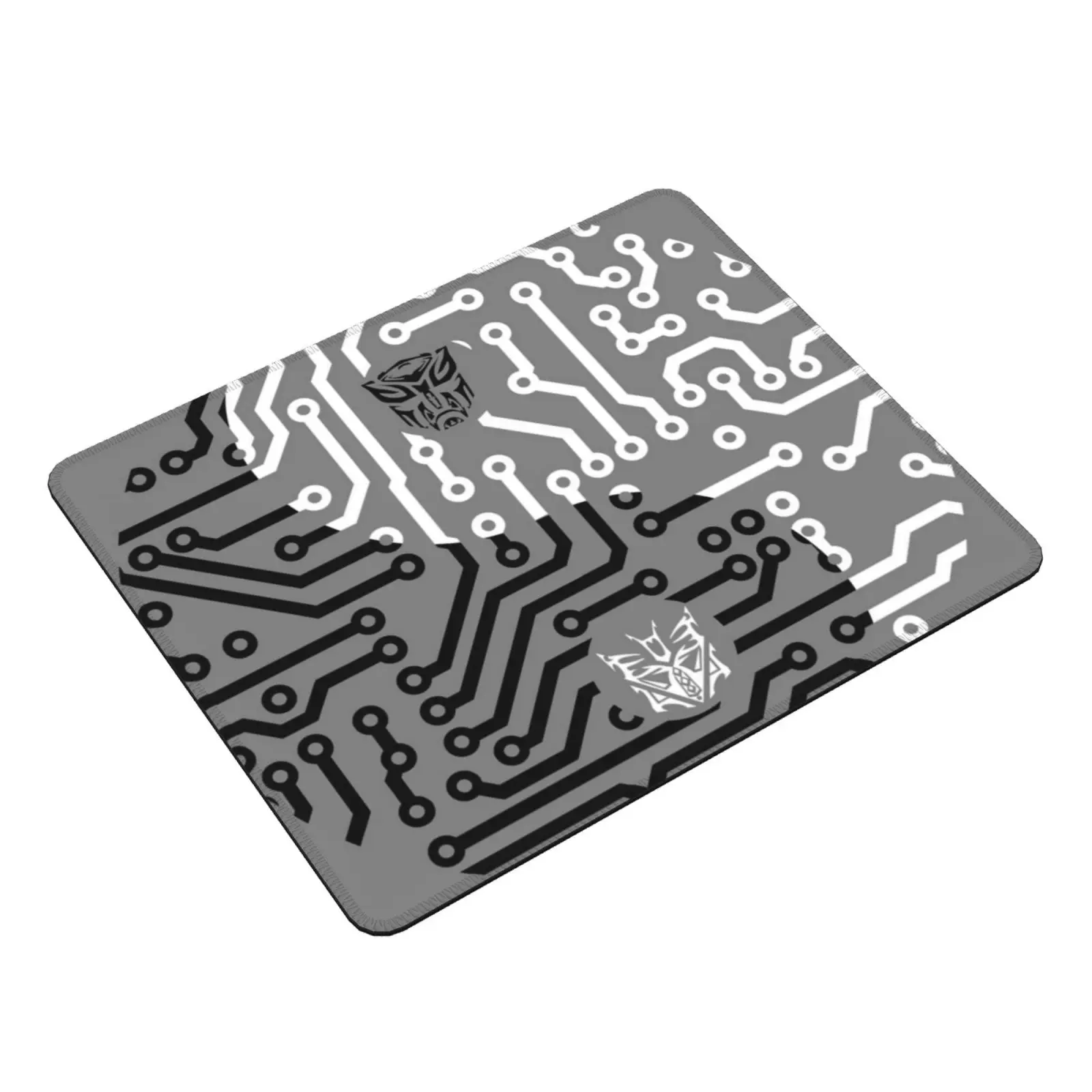 Balance Of The Tribes Mouse Pad DIY Print Yin Yang Autobot Decepticon Tribal Circuit Board Robot