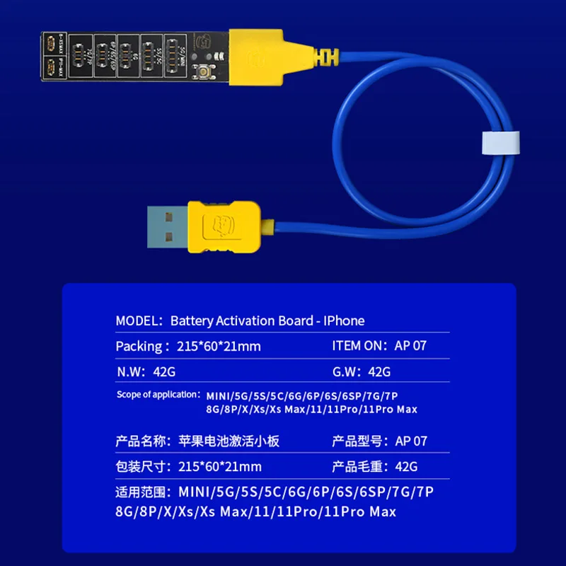 MECHANIC Battery Activation Board for iP 5 6 7 8 X xs xsmax 11 11 promax and Android DC Power Supply Charging Board