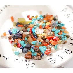 5-8mm Irregular Natural Stone Beads Chip Beads Agates Opal Turquolse Strand 16 inch Lrregular Gravel Bead For Jewelry Making