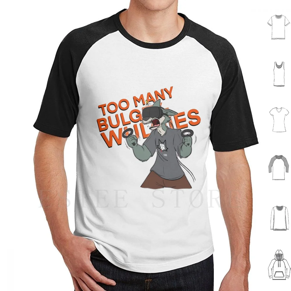 Vrchat Nightmare T Shirt Men Cotton 6xl Legoshi Beastars Vrchat Fanart Cute Cartoon Funny Furry Wolf Wolves