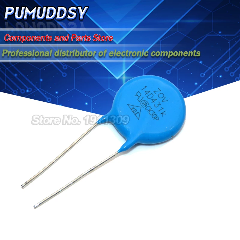 20PCS varistor 14D431K 430V piezoresistor 14D431