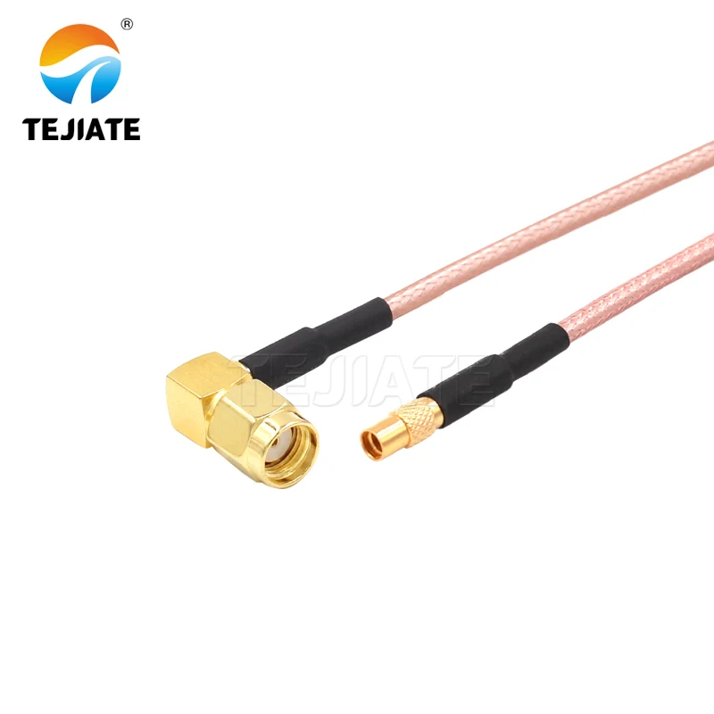 1PCS TEJIATE Adapter Cable MMCX To RPSMA Type MMCX-K Convert RPSMA-JW 8-90CM 1M 1.5M 2M Length Connector RG316 Wire