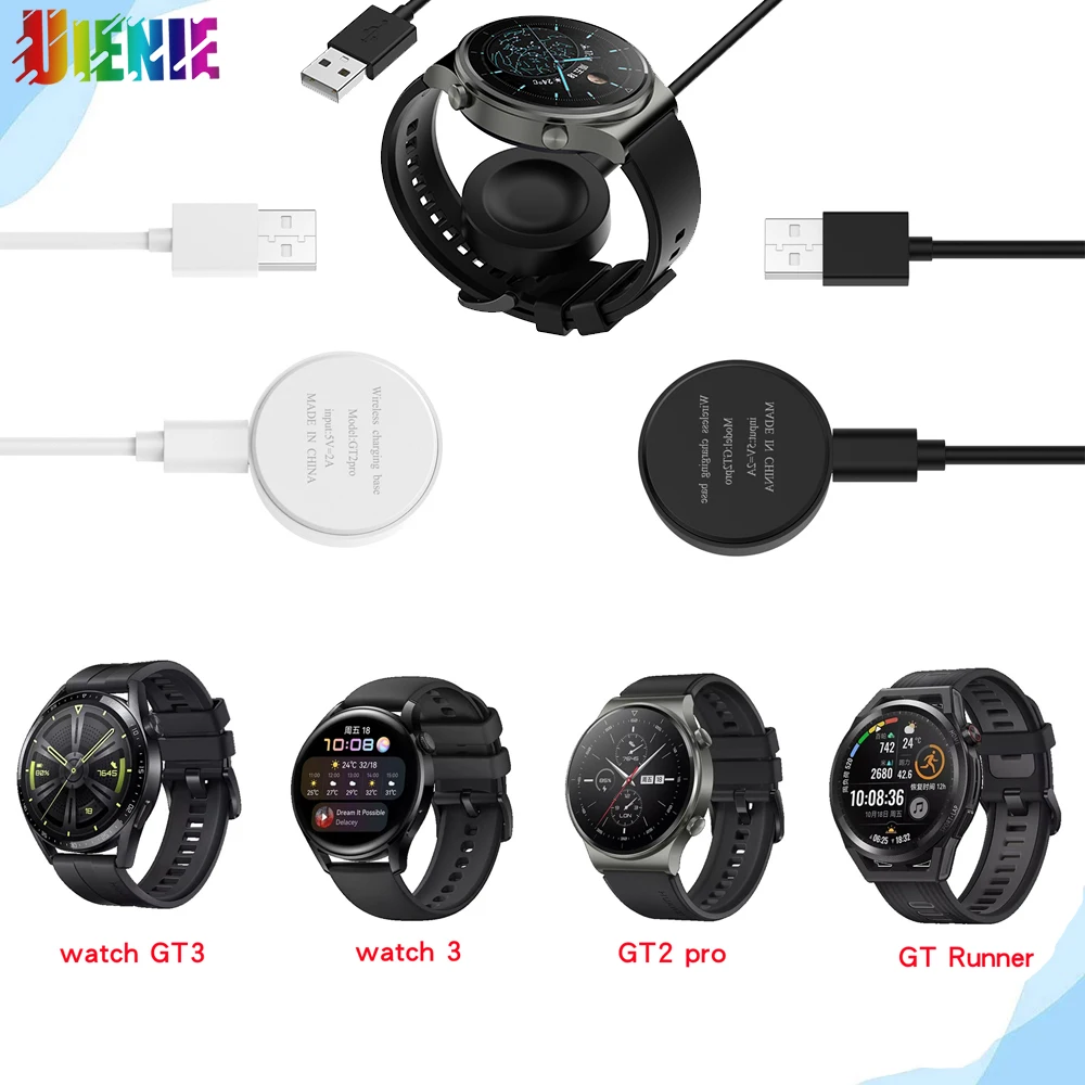 Kabel ładujący USB ładowarka dokująca stojak ładowarka uchwyt do Huawei GT Ruuner/GT3 46mm 42mm/zegarek 3/GT2 Pro/ekg kabel ładowarka