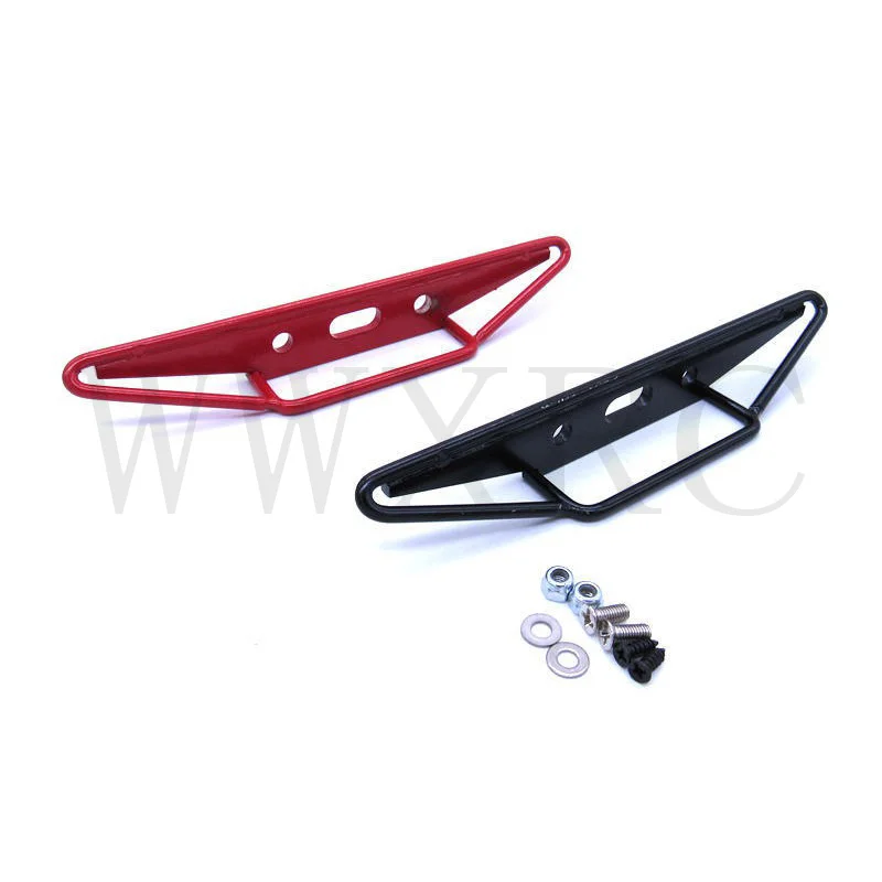 Metal Rear Bumper with Tow Hook for MN D90 D91 D99S MN90 MN99S 1/12 RC Car Upgrade Spare Parts Accessories