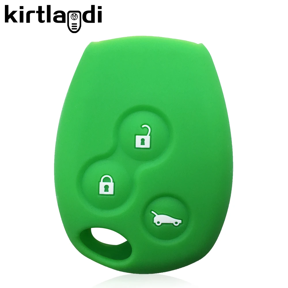 Silicone Car Key Shell Cover Case for Renault Trafic Vivaro Primastar Movano Kangoo Logan 2 Clio 3 for Opel Vivaro Key Holder