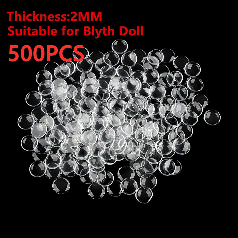 500pcs 300PCS Glass Eye Chips Doll Eye Accessories Stuffed Toys Snap Animal Scrapbooking Puppet Dolls Craft Eyes for Toy