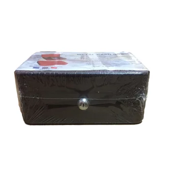 25CM*20CM*9CM cash key safes boxes money coin purse store content box important information paper piggy bank card document safe