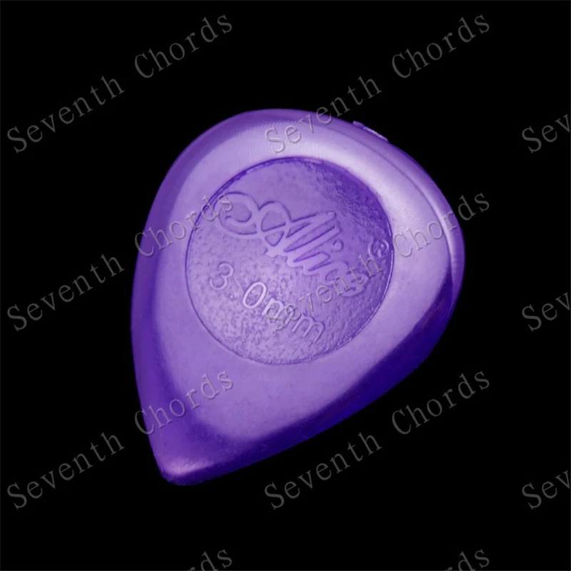 18 Stück/Set, gemischte Farben, große, wassertropfenförmige, klare Gitarrenplektren, 1,0 mm, 2,0 mm, 3,0 mm zur Auswahl, Gitarrenzubehörteile – Detail 6