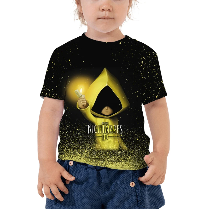 

Kids Little Nightmares 2 Tshirts Summer Children Cartoon Anime 3D T Shirts Boys Girls Teens T-shirts Toddler Tee Tops Camiseta