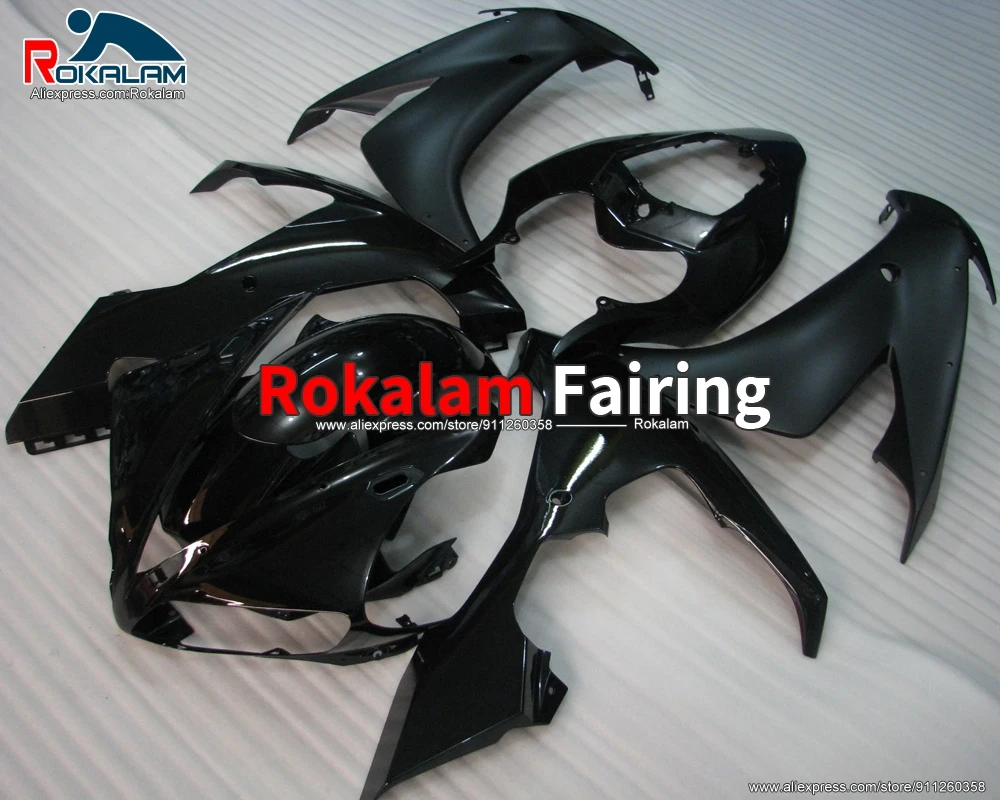 

Bodyworks For Yamaha R1 YZF1000 2004 2005 2006 YZFR1 04 06 All Black Motorbike Fairings (Injection Molding)