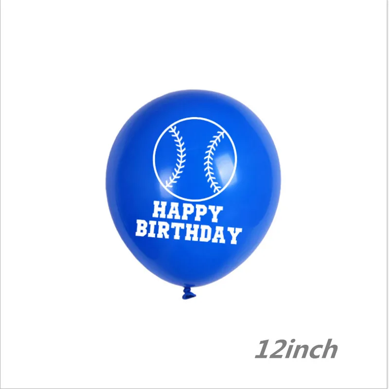 9/18PCS 12 Inch Baseball  Latex Balloons, Sports, Themes, Baby Shower, Children\'s Birthday Party Decoration