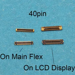 5pcs 34 40 Pin Lcd FPC Connector For Samsung Galaxy M30S M30 M307F M305F M21 M31 M315F M21S M217F Display Screen On Motherboard