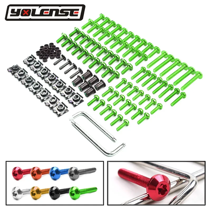 

Motorcycle Accessories Custom Windscreen fairing Screw Bolt For ZX-12R ZRX1200 ZX-14R ZZR1400 GTR1400 Ninja H2R