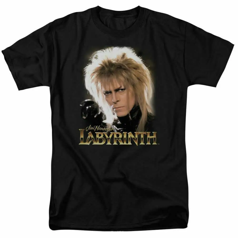 Labyrinth Jareth T Shirt Mens Licensed Classic Movie Tee Goblin King Black