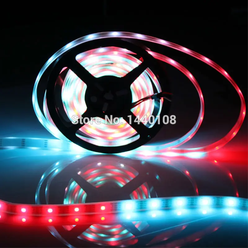 

20m/lot DC 5V Digital Strip Light WS2812 LED Strips Built-in 2812 SMD 5050 RGB 30 LEDs/m With 30pixel /m 150 LED Waterproof IP67