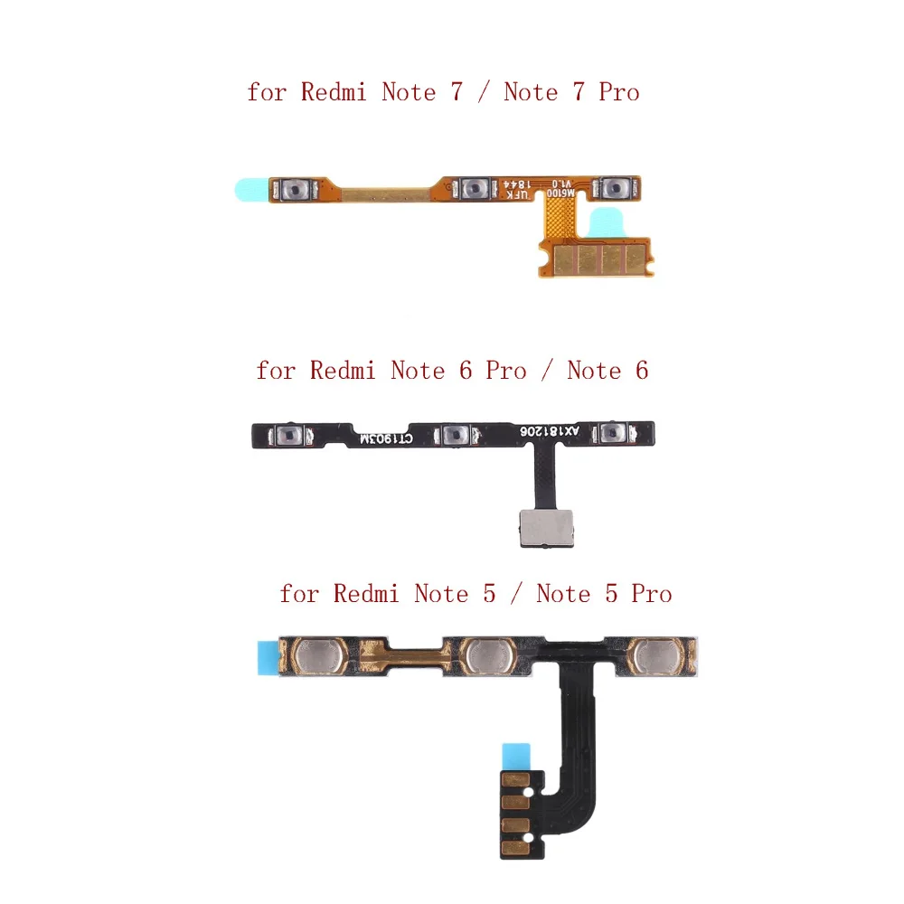 

Power Button & Volume Button Flex Cable for Xiaomi Redmi Note 7 / Note 7 Pro/ Note 6 /Note 6 Pro/ Note 5 /Note 5 Pro