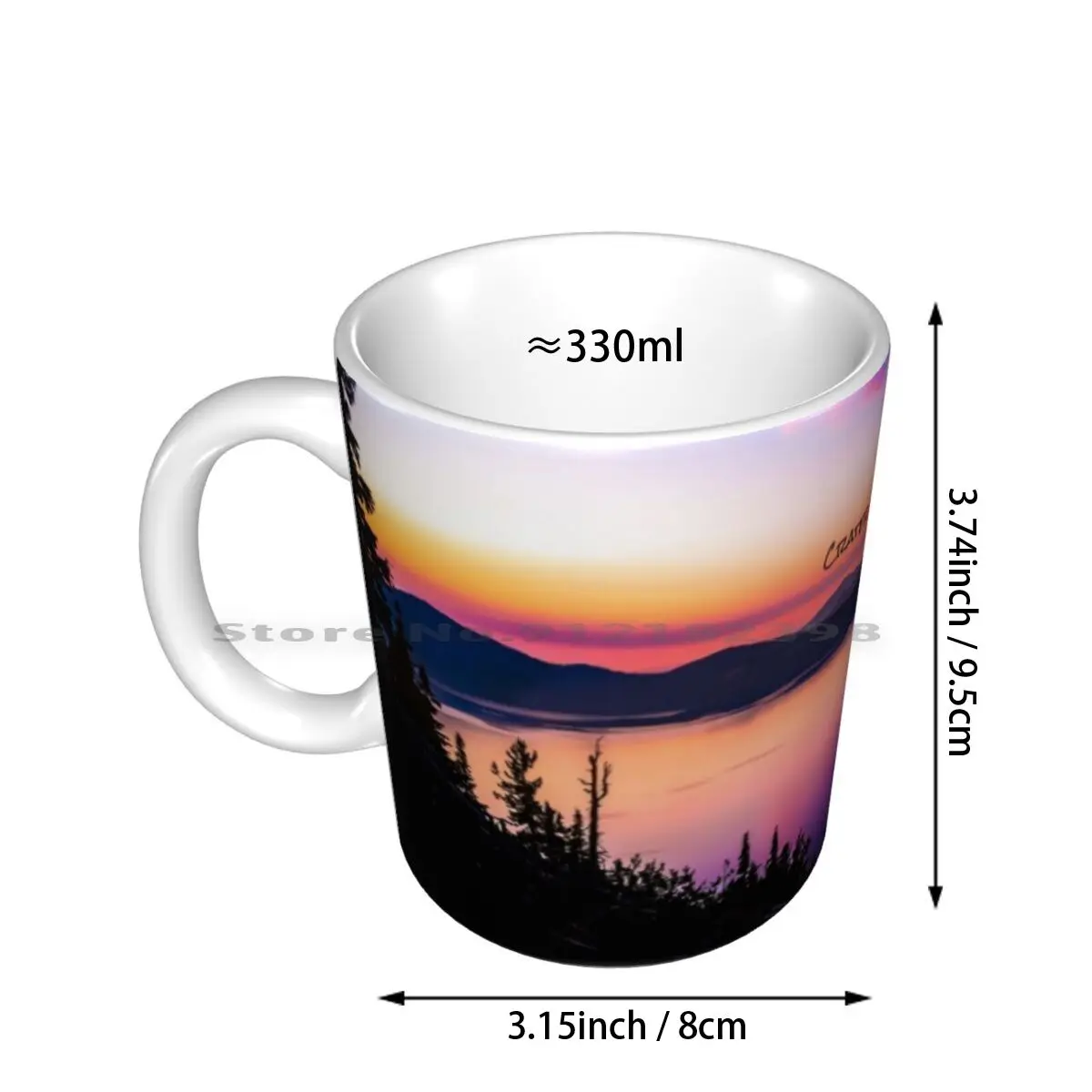 Crater Lake National Park Oregon Sunset Ceramic Mugs Coffee Cups Milk Tea Mug Jason Mcpheeters Crater Lake Oregon National Park