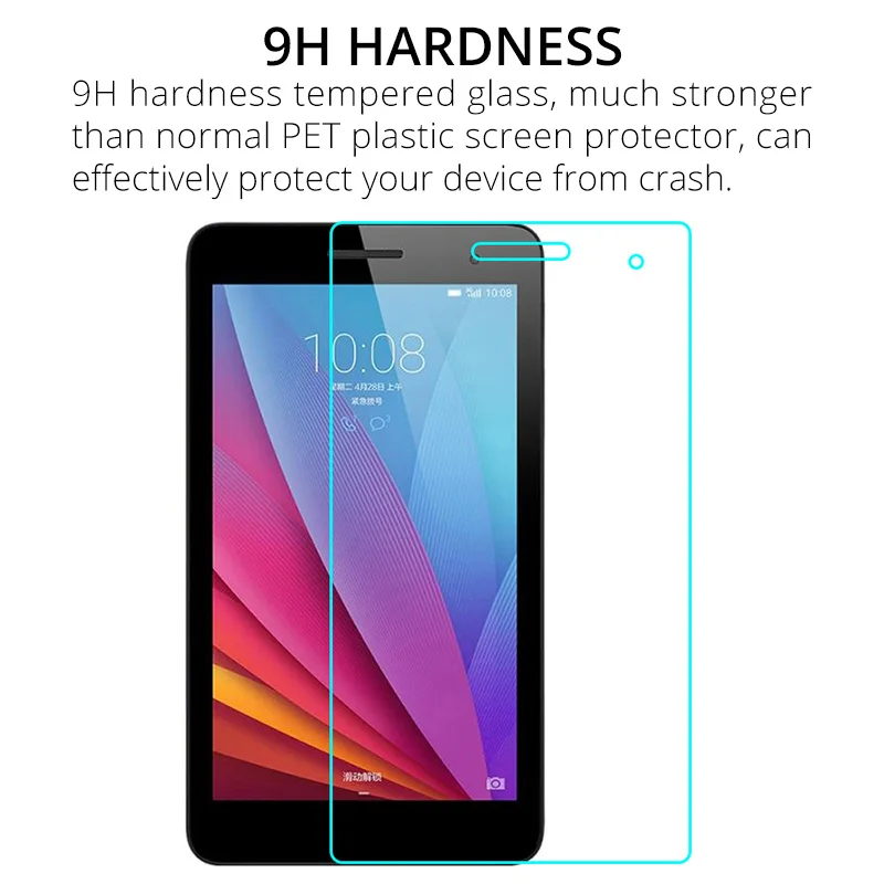 9H Screen Protector for Huawei Mediapad T1 7.0 T1-701u Tempered Glass For Huawei T2 7.0 701w 7 inch Protective Film Guard Glass