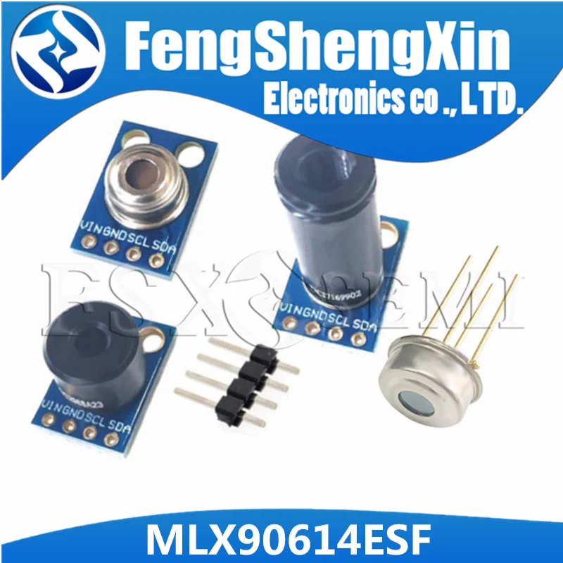 

GY-906 MLX90614ESF BAA BCC DCI DCC DAA MLX90614 Contactless Temperature Sensor Module