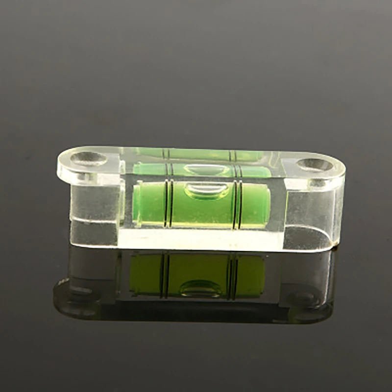 2pcs Mini Square Spirit Level Set Green Bullseye Bubble Inclinometer Scope Bubble Level Horizontal Ruler Mini Leveling Shelf