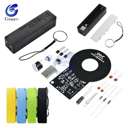 DC 3V-5V Metal Detector Kit 60mm Detective Non-contact Sensor Module with 18650 USB Power Bank Box Metal Finder Electronic DIY