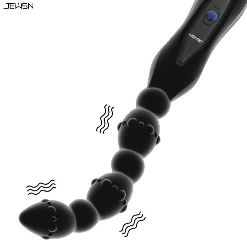 10 Speeds Jeusn Anal Vibration Beads Gay Vibrators Prostate Massager Butt Plug Vibrating Adults Anale Sex Toys for Men and Women