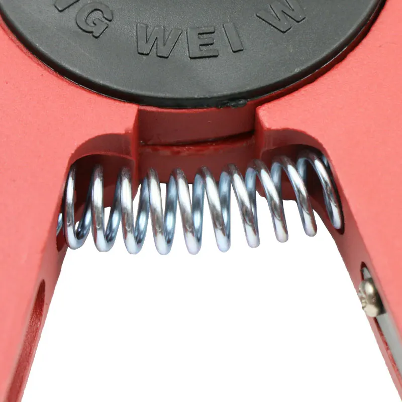 Cattle Livestock Metal Practical Goat Sheep Horse Ear Tag Animal Tools Plier Forcep Applicator Red Alloy Material