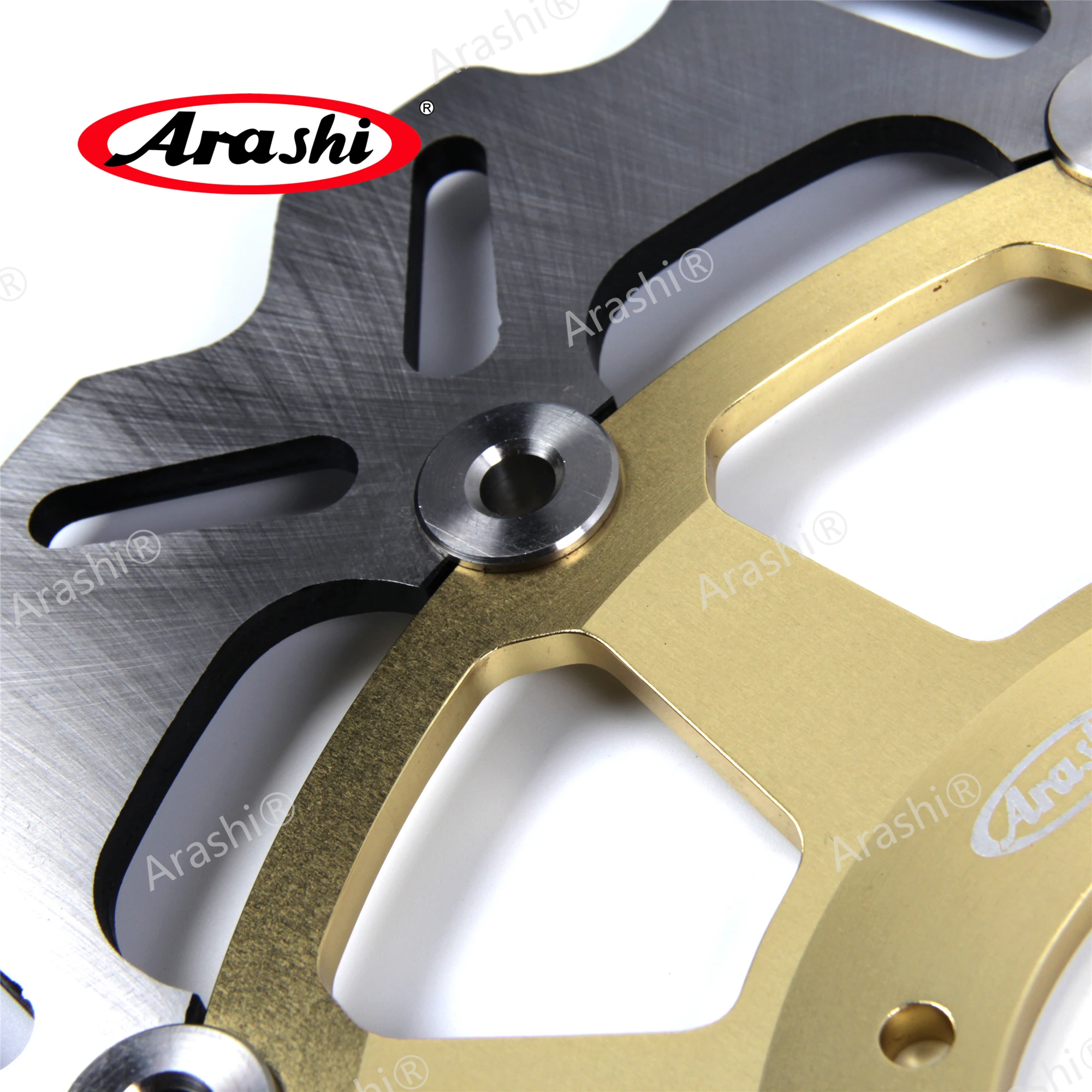 ARASHI For HONDA CBR929RR 2000 2001 Front Rear Brake Rotors  Brake Disc CBR 929 RR GOLD BLACK 929RR