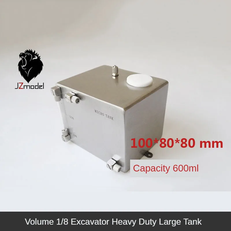 Serbatoio di combustibile lucidato acciaio inossidabile addensato grande serbatoio di combustibile resistente dell'escavatore 1/8 con il sedile fisso