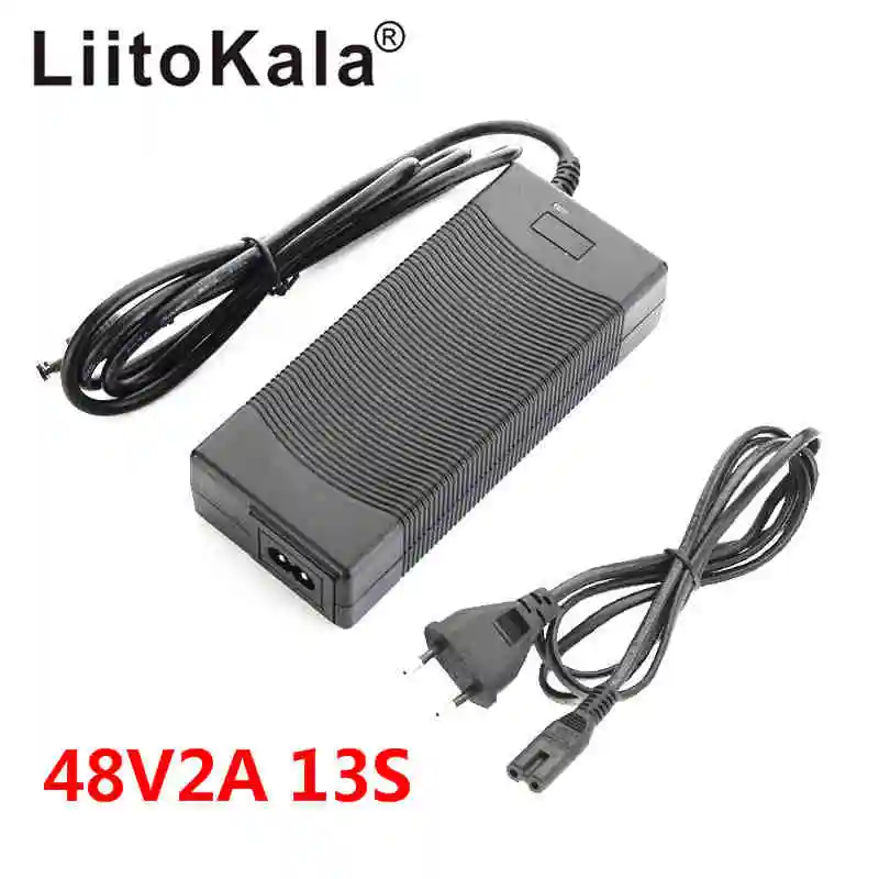 LiitoKala 48v 12ah lithium battery 48v 12ah electric bike battery with 54.6V 2A charger for 500W 750W 1000W motor duty free